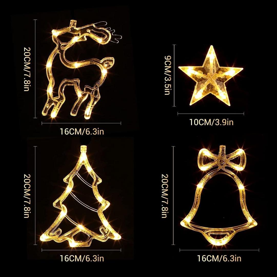 LED Stars Curtain String Lights
